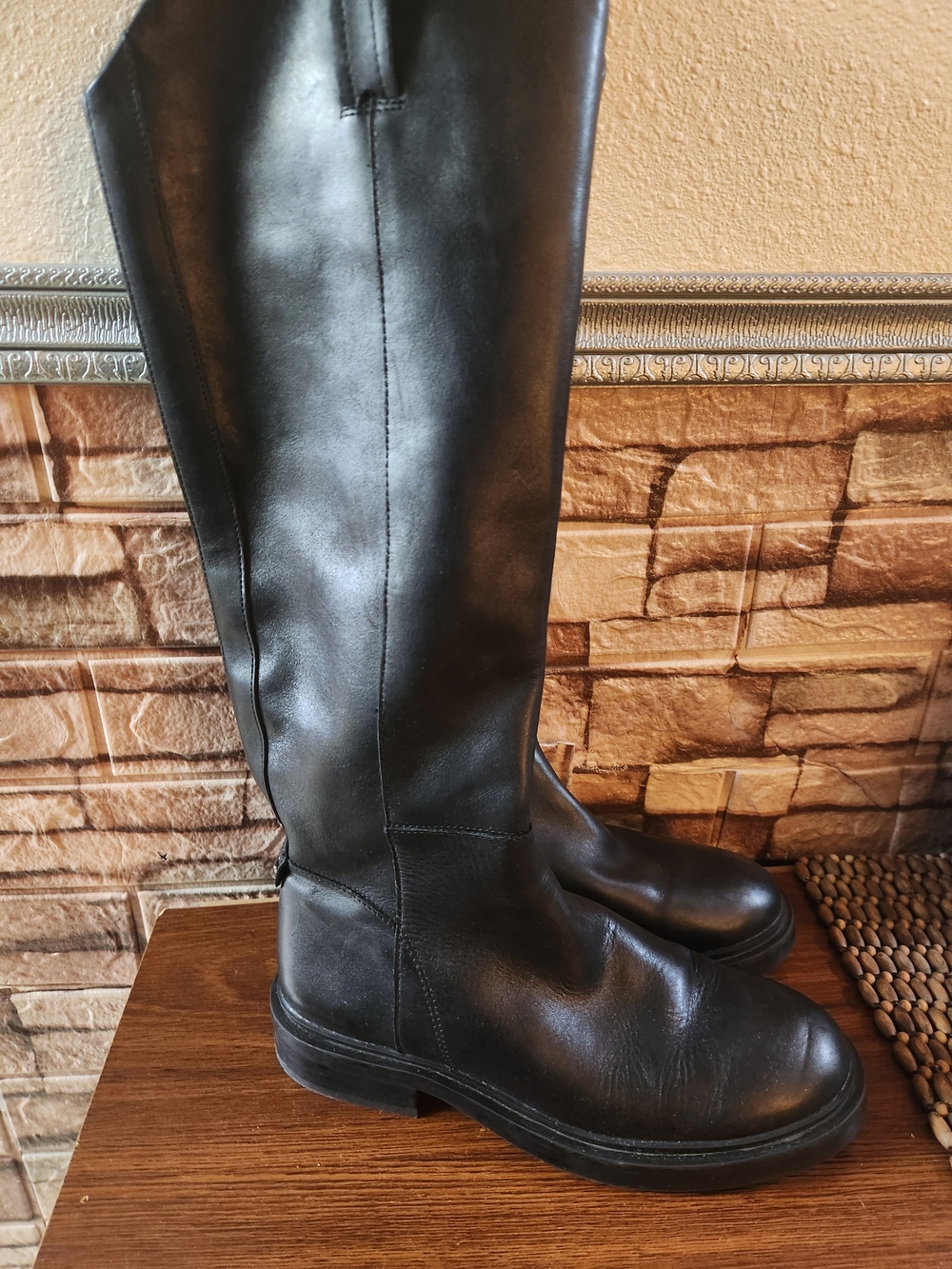 Sam Edelman Black Leather Ankle Boots